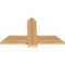 Ekena Millwork Eugene Smooth Timber Gable Bracket, Western Red Cedar, 36"W x 21"H x 1 1/2"D x 5 1/2"F, 14/12 Pitch GBW036X21X0206EUG00SWR - alternate 3